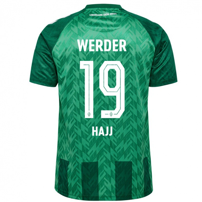 Danxen Børn Hassan Hajj #19 Grøn Hjemmebane Spillertrøjer 2024/25 Trøje T-Shirt