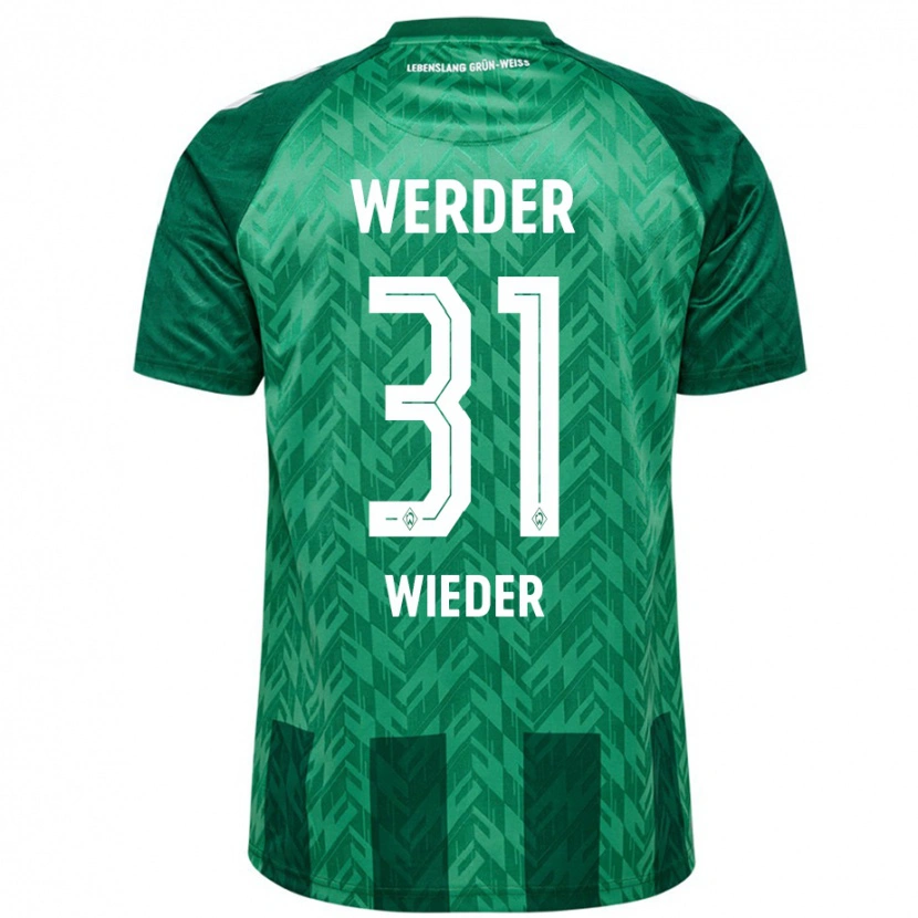 Danxen Børn Verena Wieder #31 Grøn Hjemmebane Spillertrøjer 2024/25 Trøje T-Shirt