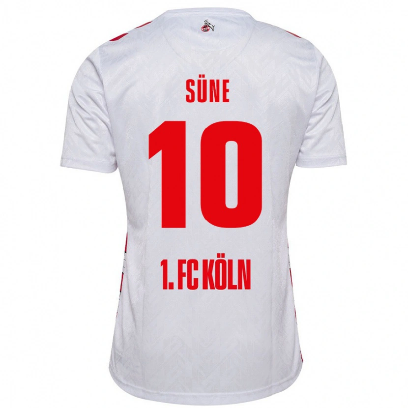 Danxen Børn Arda Süne #10 Hvid Rød Hjemmebane Spillertrøjer 2024/25 Trøje T-Shirt
