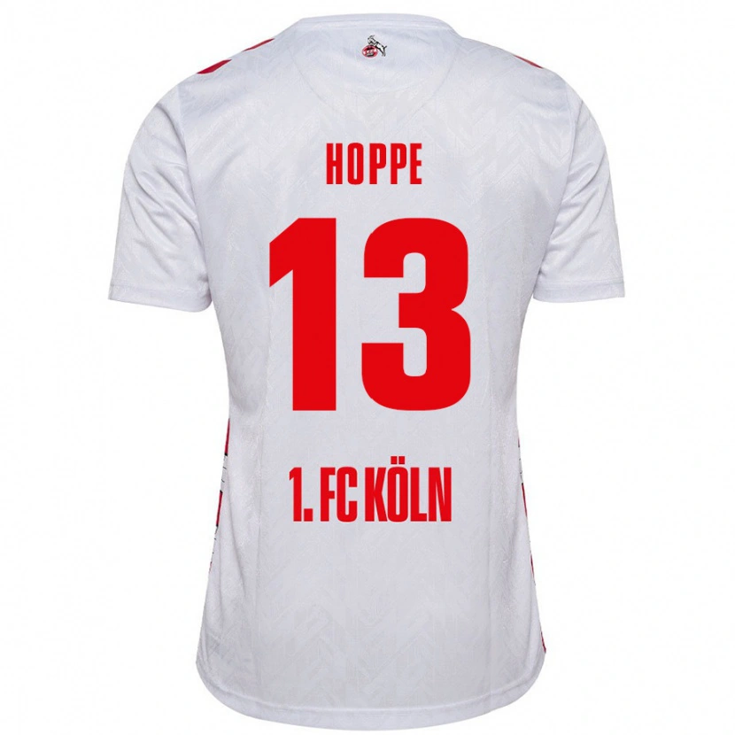 Danxen Børn Paula Hoppe #13 Hvid Rød Hjemmebane Spillertrøjer 2024/25 Trøje T-Shirt