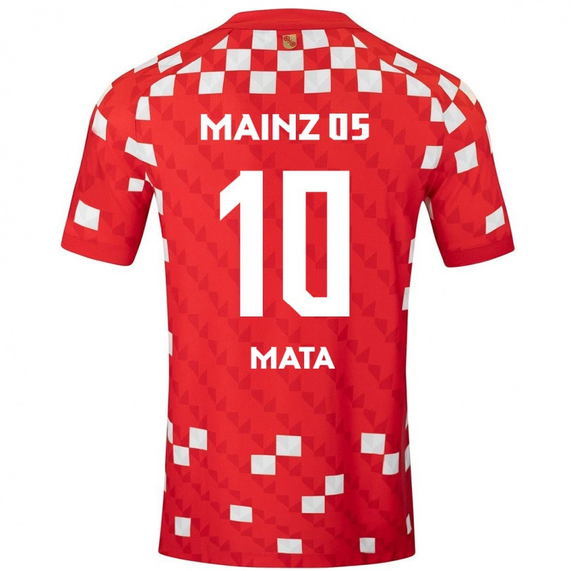 Danxen Børn Ken Mata #10 Hvid Rød Hjemmebane Spillertrøjer 2024/25 Trøje T-Shirt