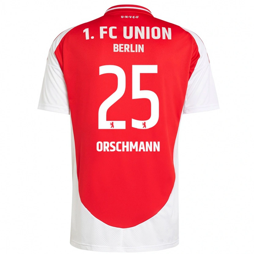 Danxen Børn Dina Orschmann #25 Rød Hvid Hjemmebane Spillertrøjer 2024/25 Trøje T-Shirt