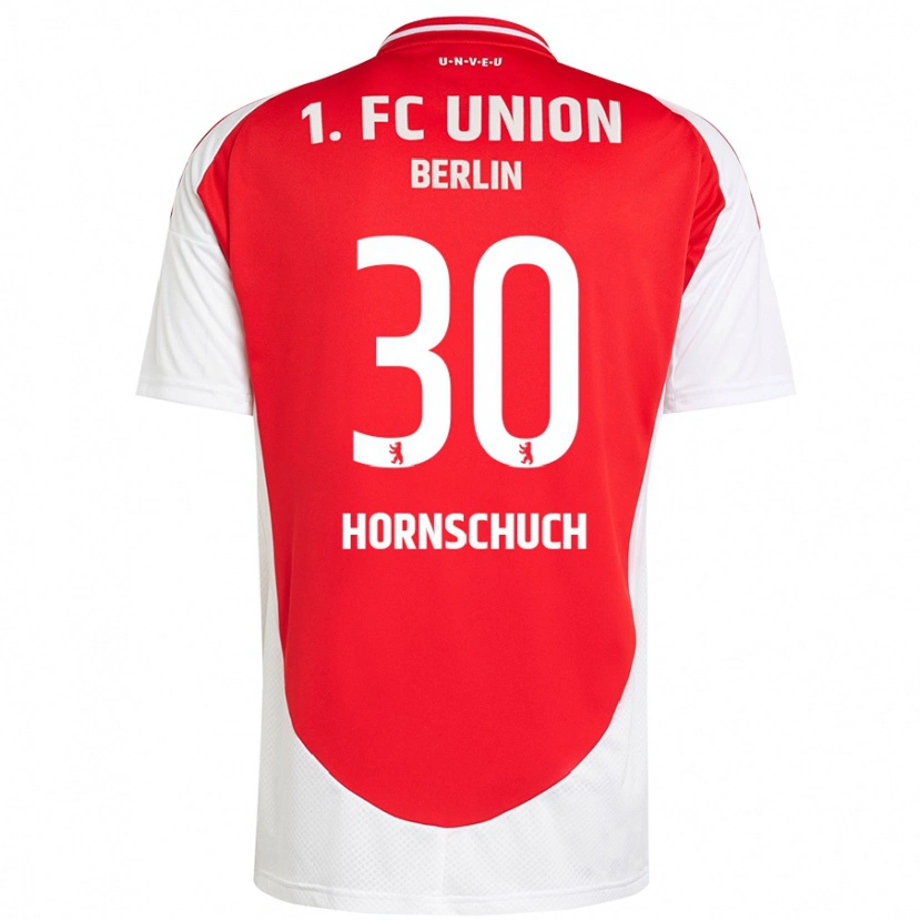 Danxen Børn Sarah Hornschuch #30 Rød Hvid Hjemmebane Spillertrøjer 2024/25 Trøje T-Shirt