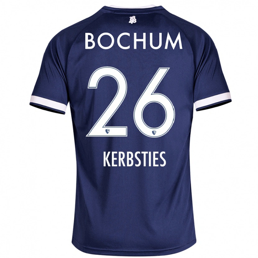 Danxen Børn Keanu Kerbsties #26 Mørkeblå Hjemmebane Spillertrøjer 2024/25 Trøje T-Shirt