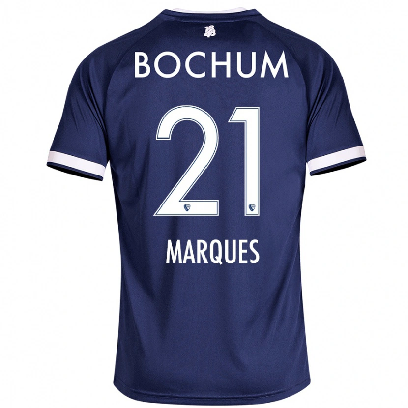 Danxen Børn Anna Marques #21 Mørkeblå Hjemmebane Spillertrøjer 2024/25 Trøje T-Shirt