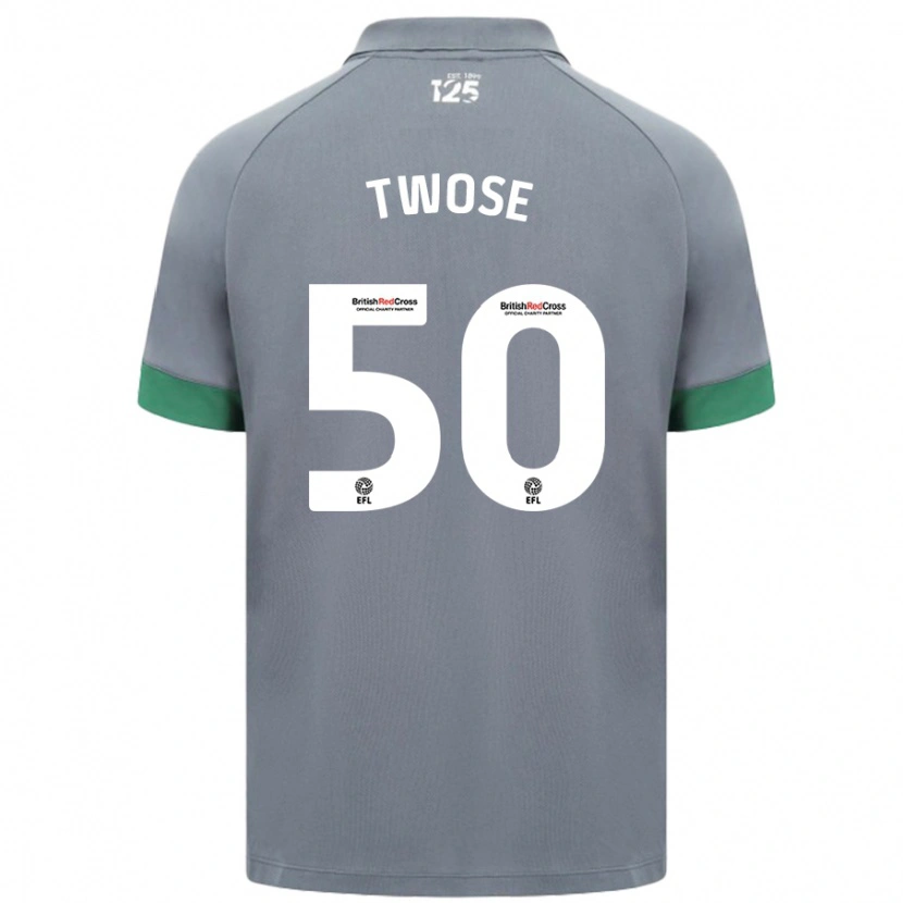 Danxen Børn Cody Twose #50 Mørkegrå Udebane Spillertrøjer 2024/25 Trøje T-Shirt