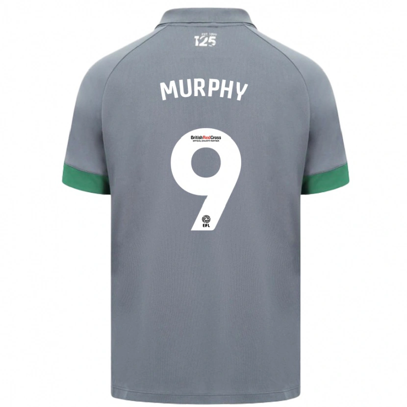 Danxen Børn Alana Murphy #9 Mørkegrå Udebane Spillertrøjer 2024/25 Trøje T-Shirt
