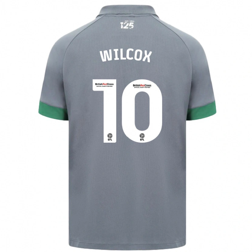 Danxen Børn Danielle Wilcox #10 Mørkegrå Udebane Spillertrøjer 2024/25 Trøje T-Shirt