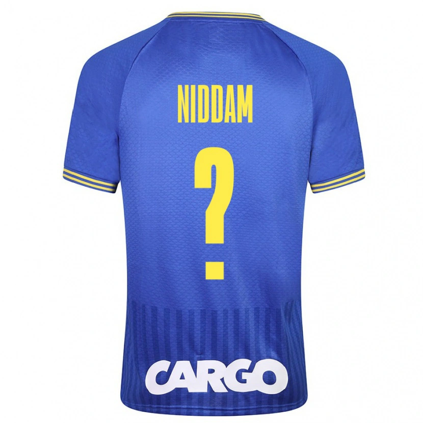 Danxen Børn Nadav Niddam #0 Hvid Udebane Spillertrøjer 2024/25 Trøje T-Shirt