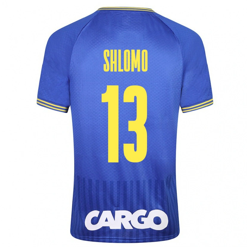 Danxen Børn Raz Shlomo #13 Hvid Udebane Spillertrøjer 2024/25 Trøje T-Shirt