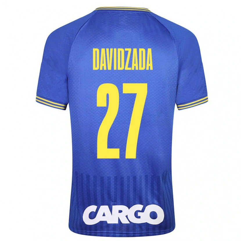 Danxen Børn Ofir Davidzada #27 Hvid Udebane Spillertrøjer 2024/25 Trøje T-Shirt