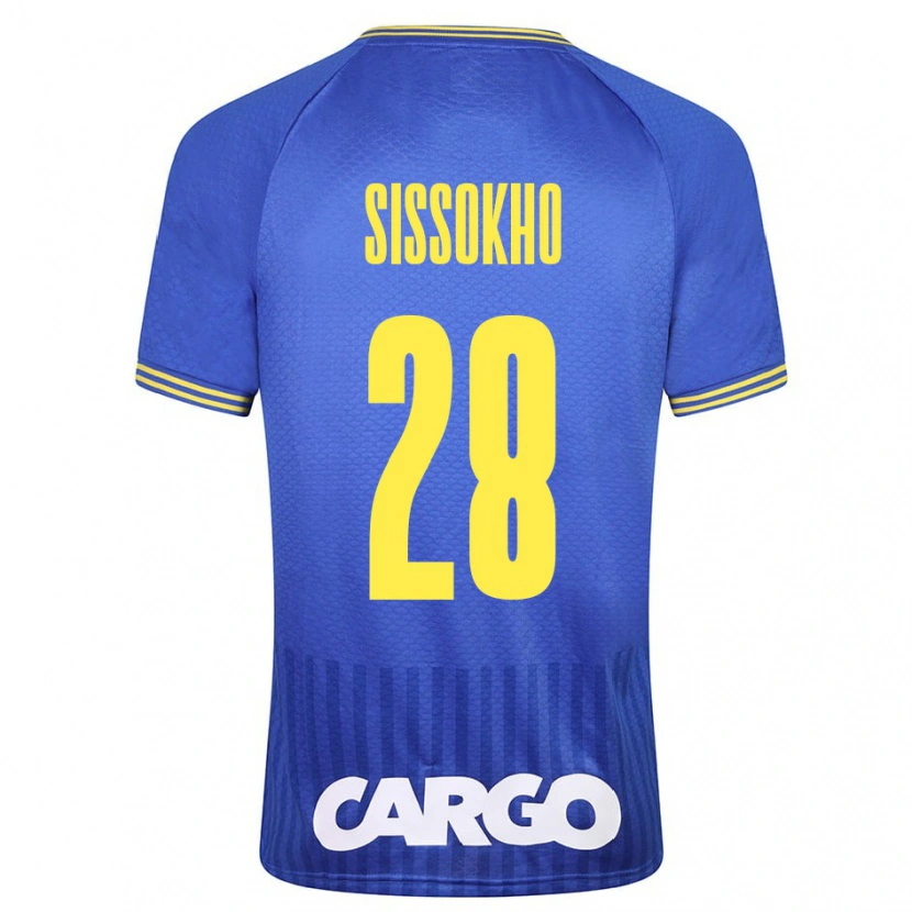 Danxen Børn Issouf Sissokho #28 Hvid Udebane Spillertrøjer 2024/25 Trøje T-Shirt