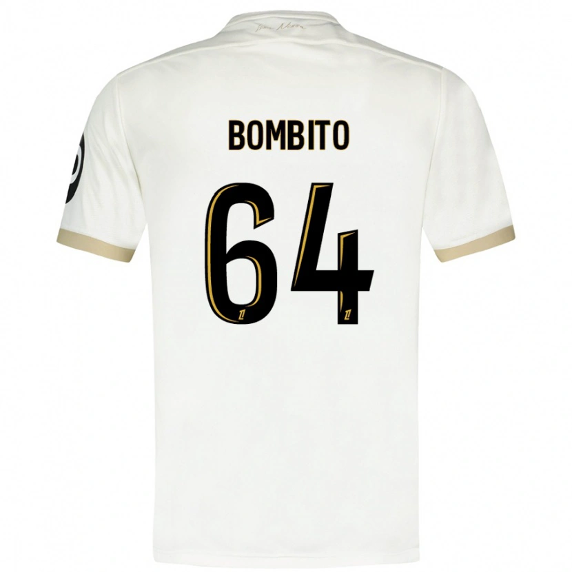 Danxen Børn Moïse Bombito #64 Hvidguld Udebane Spillertrøjer 2024/25 Trøje T-Shirt