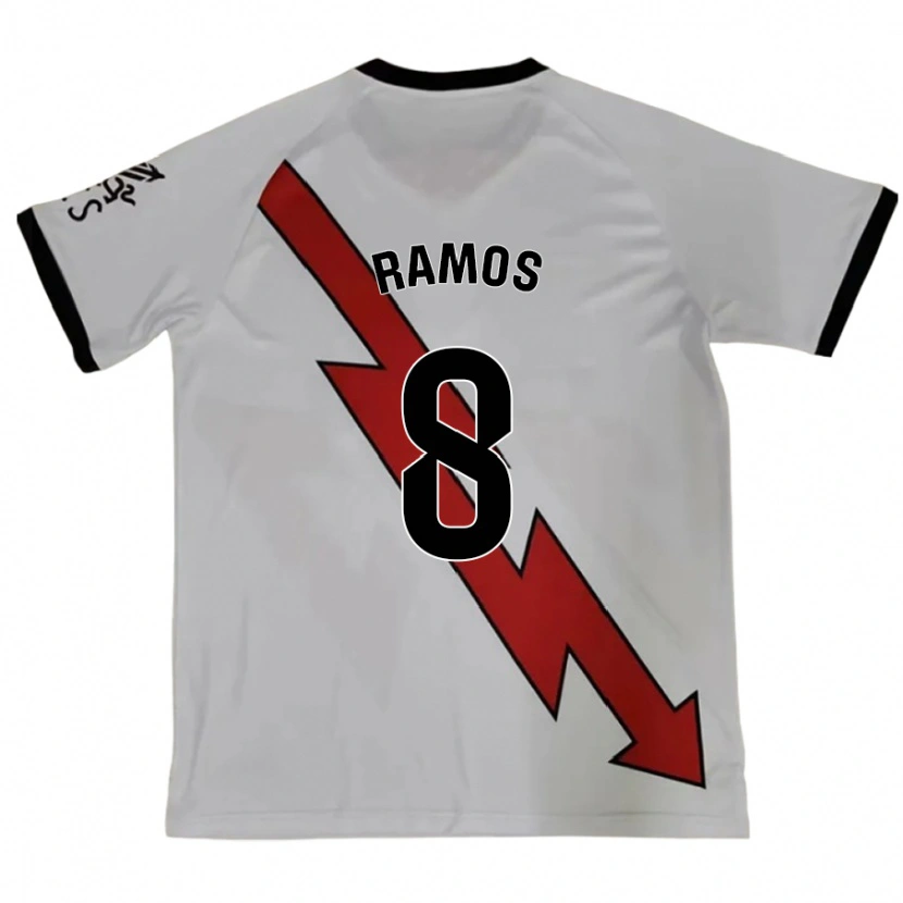 Danxen Børn Iván Ramos #8 Rød Udebane Spillertrøjer 2024/25 Trøje T-Shirt