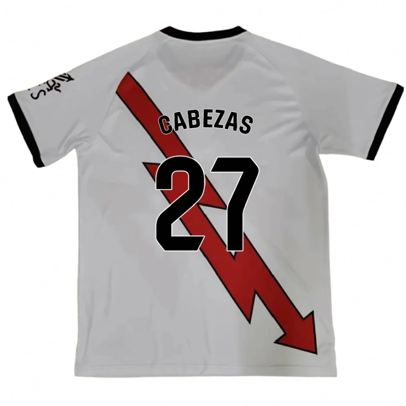 Danxen Børn Claudia Cabezas #27 Rød Udebane Spillertrøjer 2024/25 Trøje T-Shirt