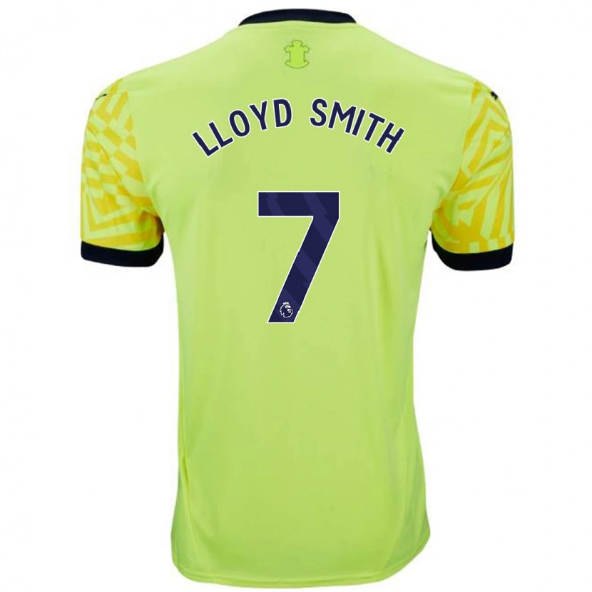 Danxen Børn Lexi Lloyd-Smith #7 Gul Udebane Spillertrøjer 2024/25 Trøje T-Shirt