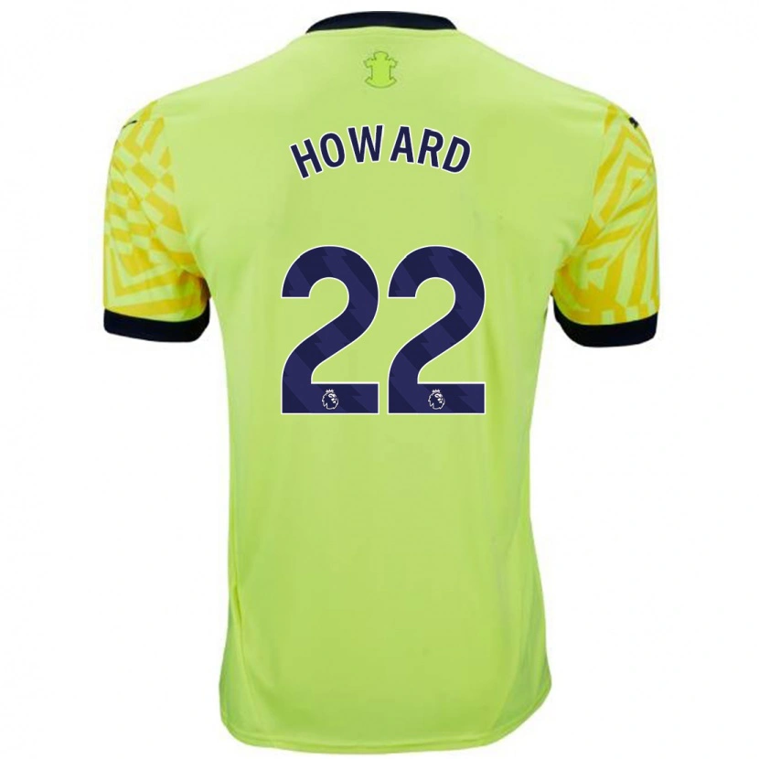 Danxen Børn Bethany-May Howard #22 Gul Udebane Spillertrøjer 2024/25 Trøje T-Shirt