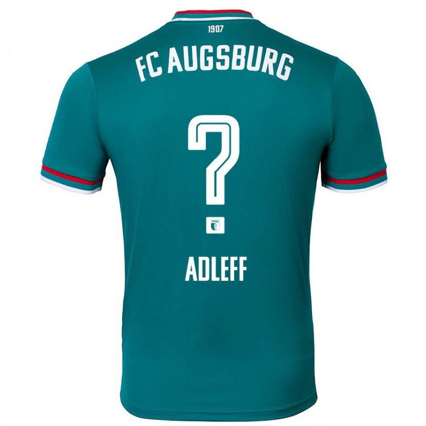 Danxen Børn Milo Adleff #0 Mørkegrøn Udebane Spillertrøjer 2024/25 Trøje T-Shirt