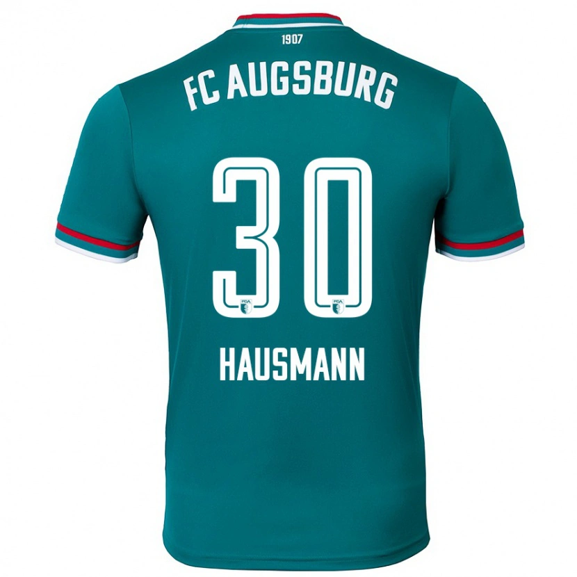 Danxen Børn Daniel Hausmann #30 Mørkegrøn Udebane Spillertrøjer 2024/25 Trøje T-Shirt