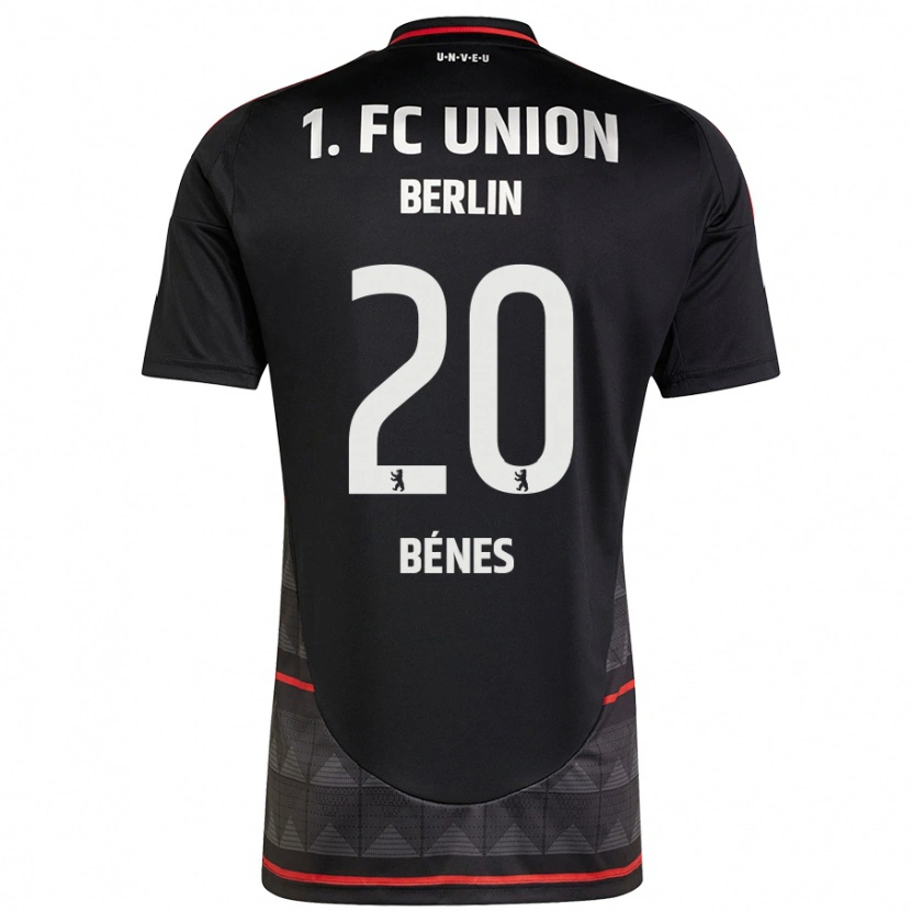 Danxen Børn László Bénes #20 Sort Udebane Spillertrøjer 2024/25 Trøje T-Shirt