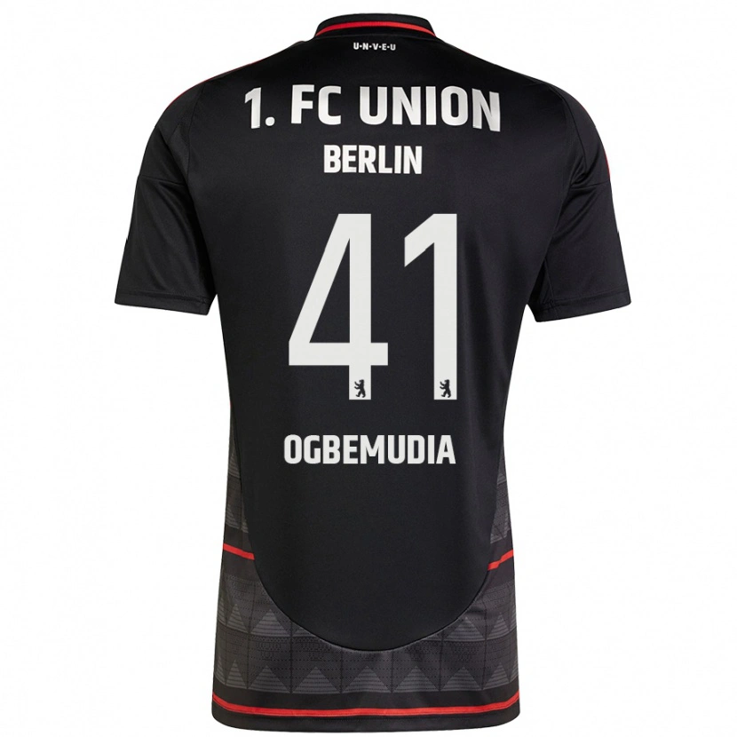 Danxen Børn Oluwaseun Ogbemudia #41 Sort Udebane Spillertrøjer 2024/25 Trøje T-Shirt