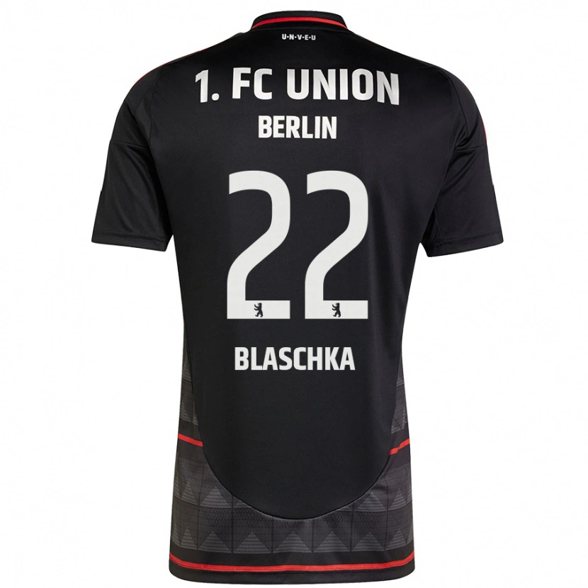 Danxen Børn Anouk Blaschka #22 Sort Udebane Spillertrøjer 2024/25 Trøje T-Shirt