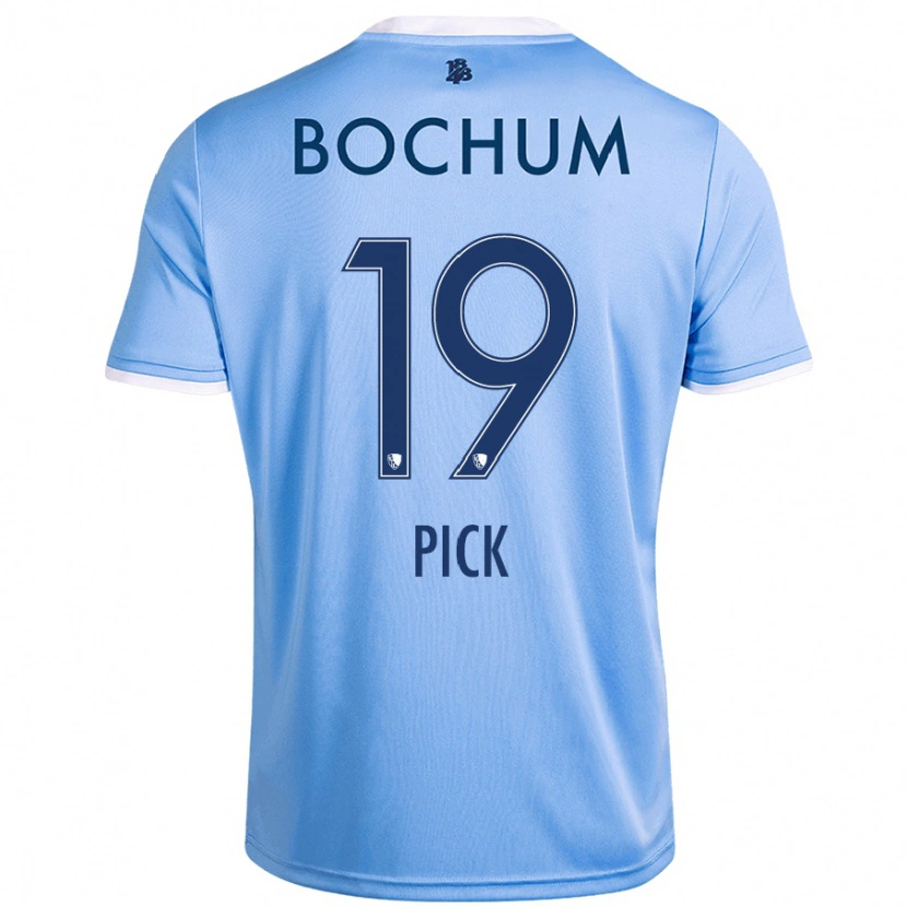 Danxen Børn Luis Pick #19 Himmelblå Udebane Spillertrøjer 2024/25 Trøje T-Shirt