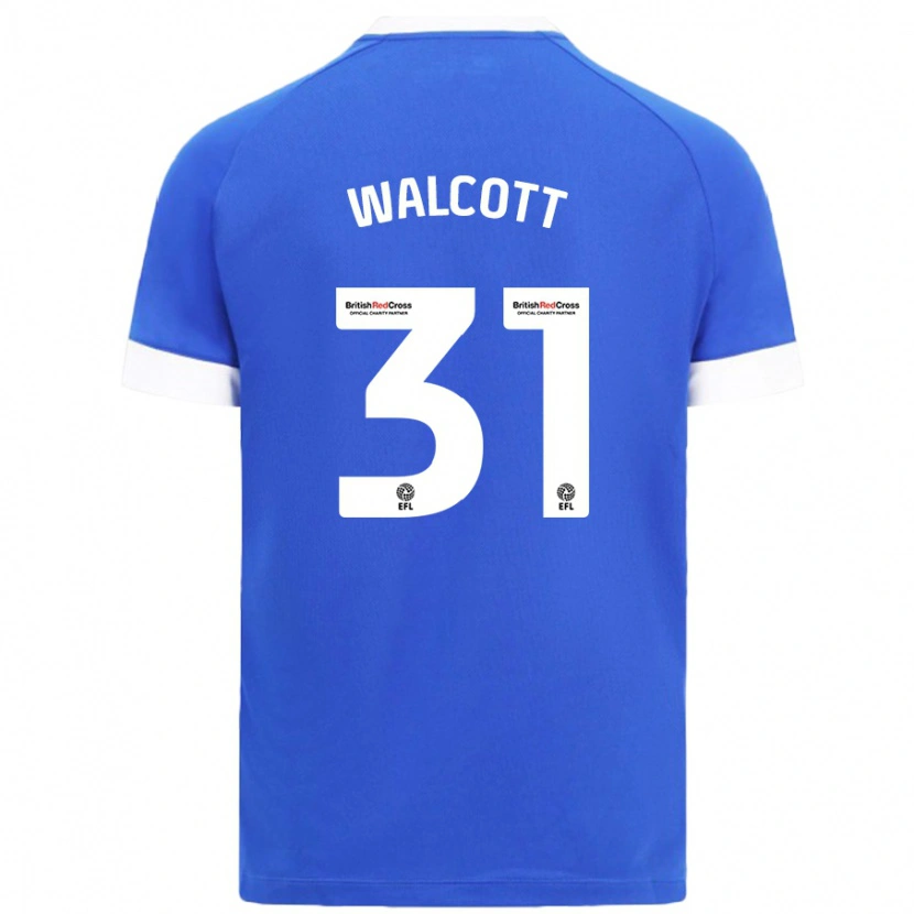 Danxen Mænd Malachi Fagan-Walcott #31 Himmelblå Hjemmebane Spillertrøjer 2024/25 Trøje T-Shirt