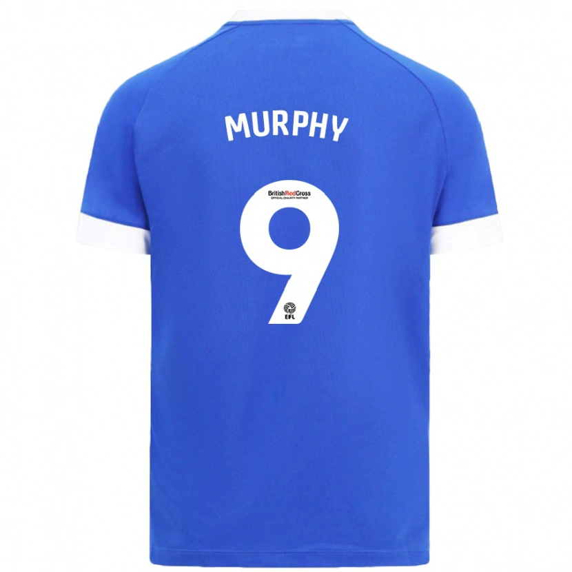 Danxen Mænd Alana Murphy #9 Himmelblå Hjemmebane Spillertrøjer 2024/25 Trøje T-Shirt