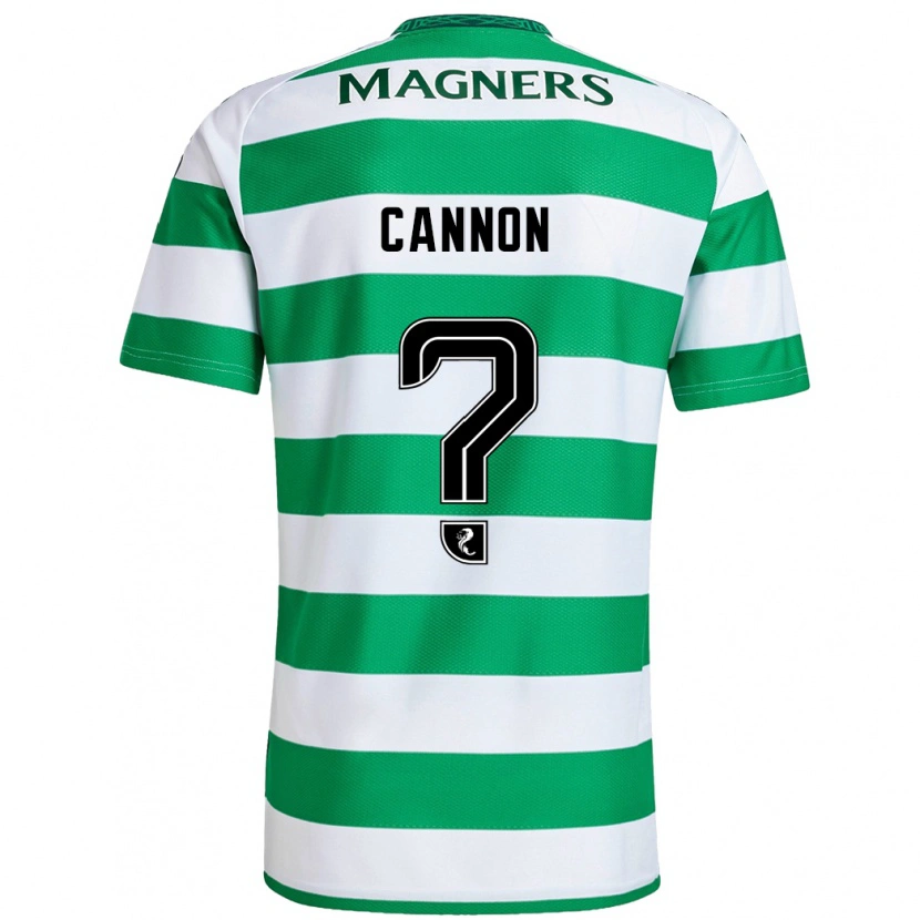 Danxen Mænd Aidan Cannon #0 Grøn Hvid Hjemmebane Spillertrøjer 2024/25 Trøje T-Shirt