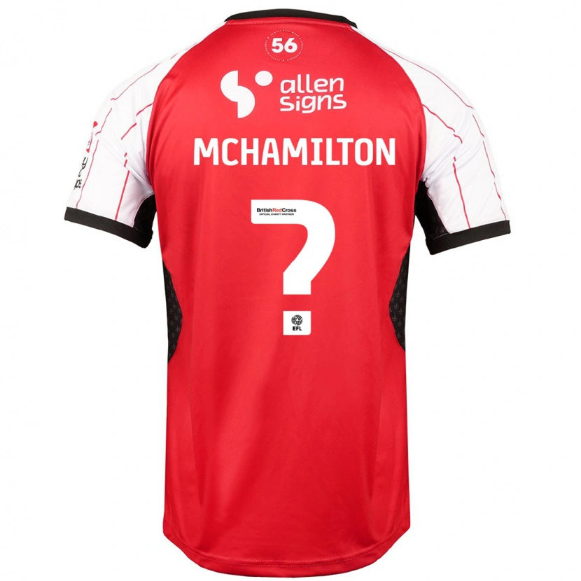 Danxen Mænd Toni Mchamilton #0 Hvid Hjemmebane Spillertrøjer 2024/25 Trøje T-Shirt