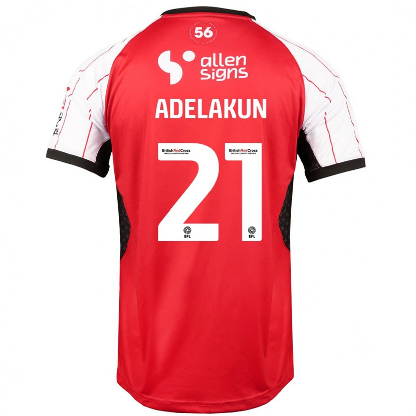 Danxen Mænd Hakeeb Adelakun #21 Hvid Hjemmebane Spillertrøjer 2024/25 Trøje T-Shirt