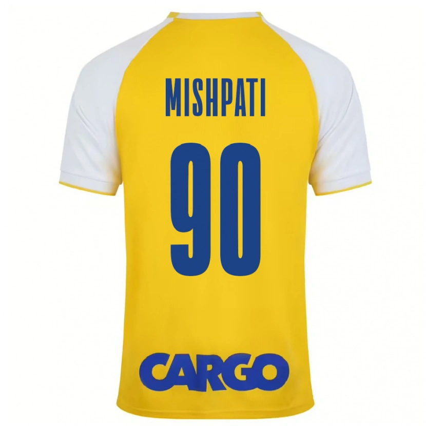 Danxen Mænd Roi Mishpati #90 Gul Hvid Hjemmebane Spillertrøjer 2024/25 Trøje T-Shirt