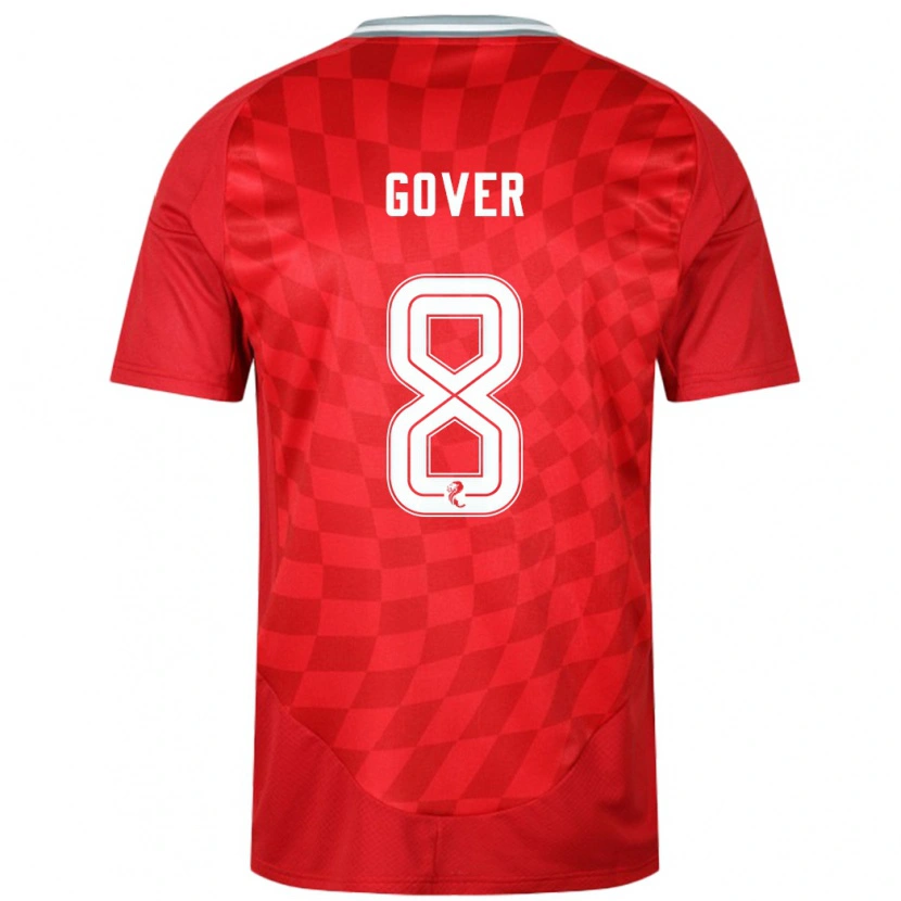 Danxen Mænd Chloe Gover #8 Rød Hjemmebane Spillertrøjer 2024/25 Trøje T-Shirt