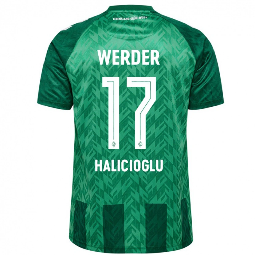 Danxen Mænd Arda Halicioglu #17 Grøn Hjemmebane Spillertrøjer 2024/25 Trøje T-Shirt