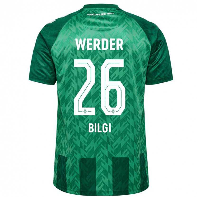 Danxen Mænd Süleyman Bilgi #26 Grøn Hjemmebane Spillertrøjer 2024/25 Trøje T-Shirt