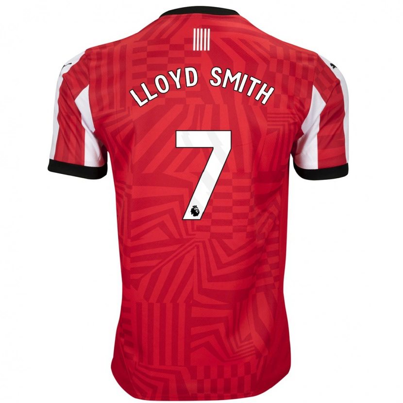 Danxen Mænd Lexi Lloyd-Smith #7 Rød Hvid Hjemmebane Spillertrøjer 2024/25 Trøje T-Shirt