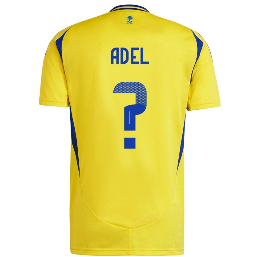 Danxen Mænd Aida Adel #0 Gul Blå Hjemmebane Spillertrøjer 2024/25 Trøje T-Shirt