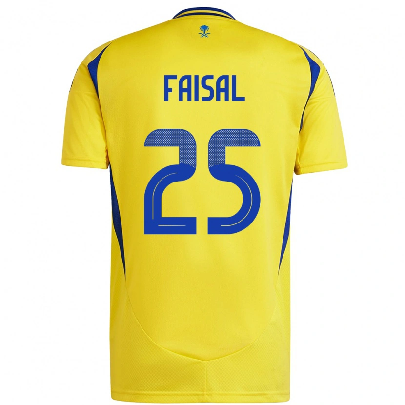 Danxen Mænd Samira Faisal #25 Gul Blå Hjemmebane Spillertrøjer 2024/25 Trøje T-Shirt