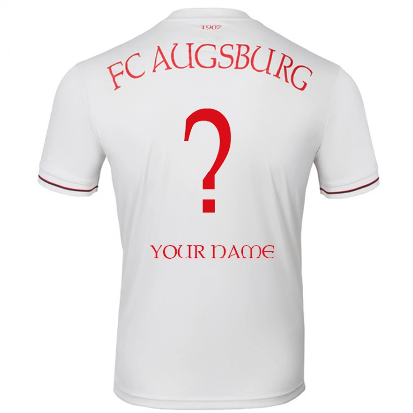 Danxen Mænd Dit Navn #0 Hvid Hjemmebane Spillertrøjer 2024/25 Trøje T-Shirt