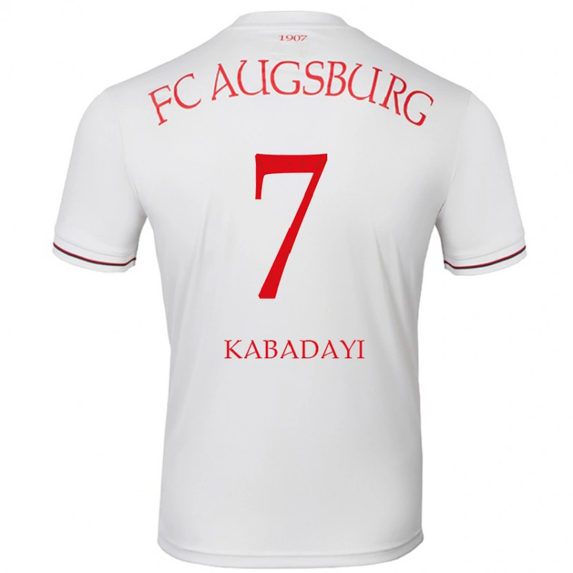 Danxen Mænd Yusuf Kabadayi #7 Hvid Hjemmebane Spillertrøjer 2024/25 Trøje T-Shirt