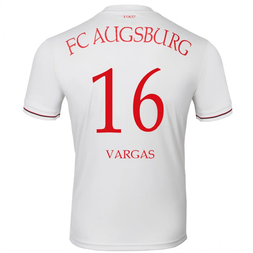 Danxen Mænd Rubén Vargas #16 Hvid Hjemmebane Spillertrøjer 2024/25 Trøje T-Shirt