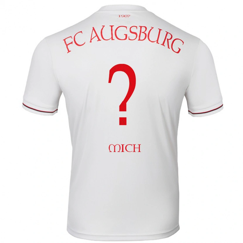 Danxen Mænd Fabian Mich #0 Hvid Hjemmebane Spillertrøjer 2024/25 Trøje T-Shirt