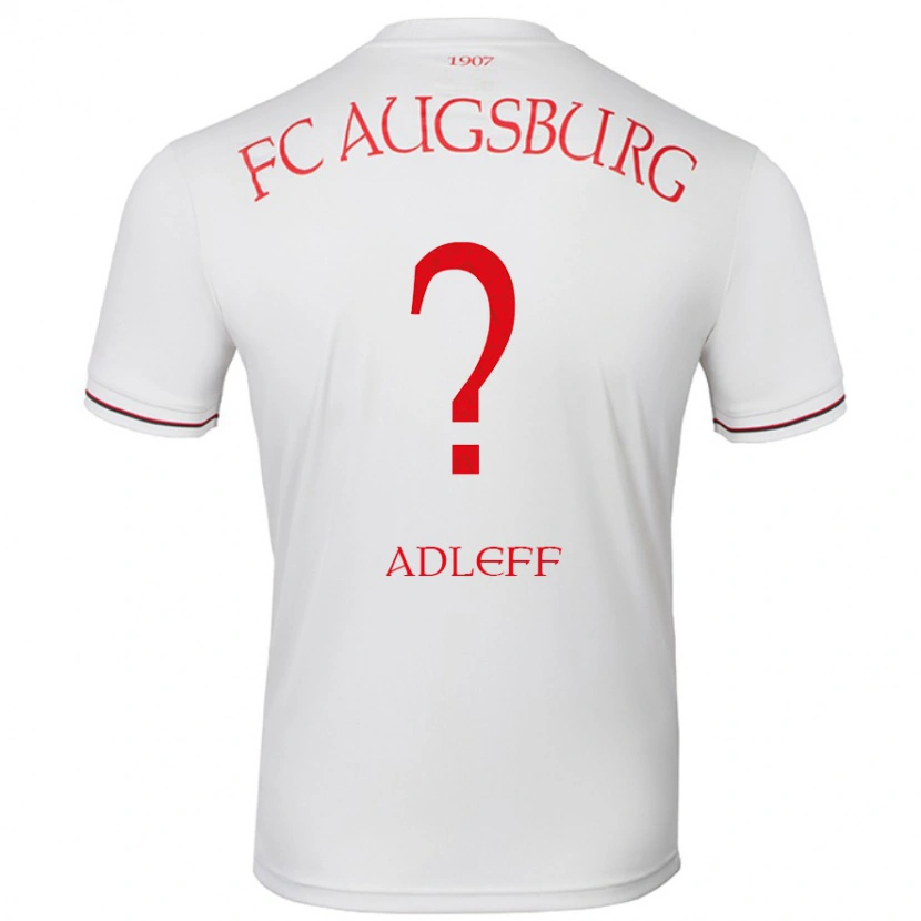 Danxen Mænd Milo Adleff #0 Hvid Hjemmebane Spillertrøjer 2024/25 Trøje T-Shirt