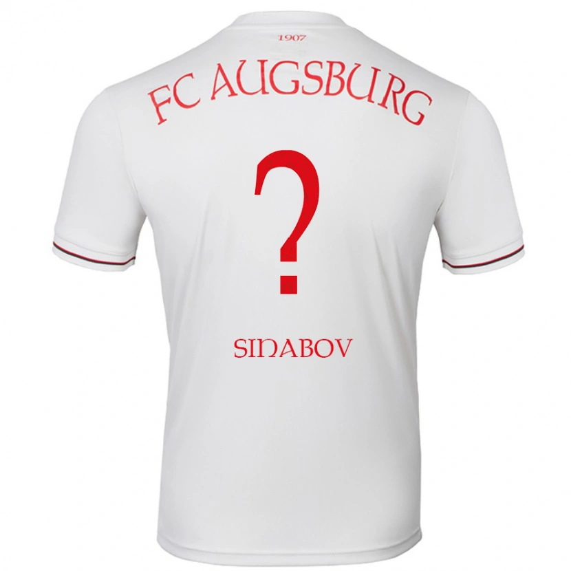 Danxen Mænd Albert Sinabov #0 Hvid Hjemmebane Spillertrøjer 2024/25 Trøje T-Shirt