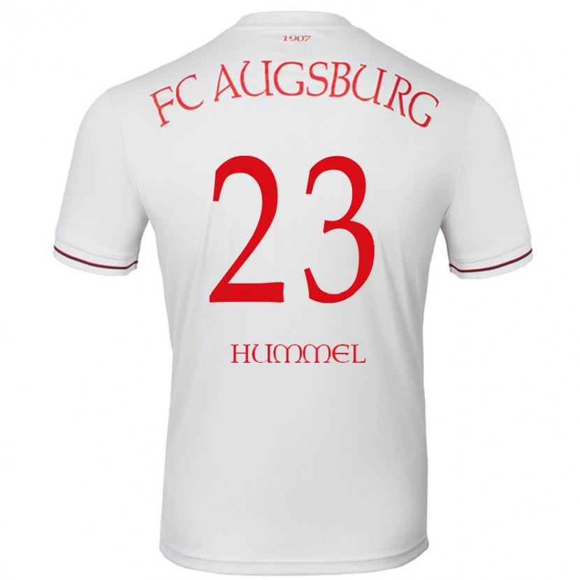 Danxen Mænd Niklas Hummel #23 Hvid Hjemmebane Spillertrøjer 2024/25 Trøje T-Shirt
