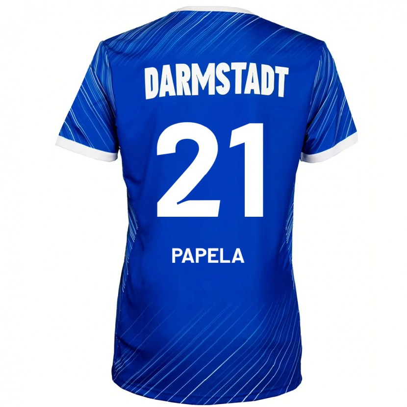 Danxen Mænd Merveille Papela #21 Blå Hvid Hjemmebane Spillertrøjer 2024/25 Trøje T-Shirt