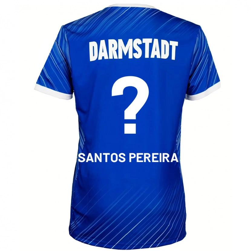 Danxen Mænd Diogo Dos Santos Pereira #0 Blå Hvid Hjemmebane Spillertrøjer 2024/25 Trøje T-Shirt