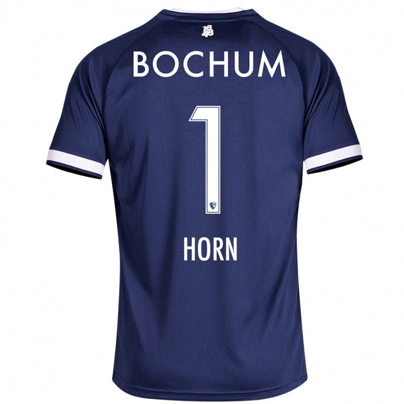 Danxen Mænd Timo Horn #1 Mørkeblå Hjemmebane Spillertrøjer 2024/25 Trøje T-Shirt
