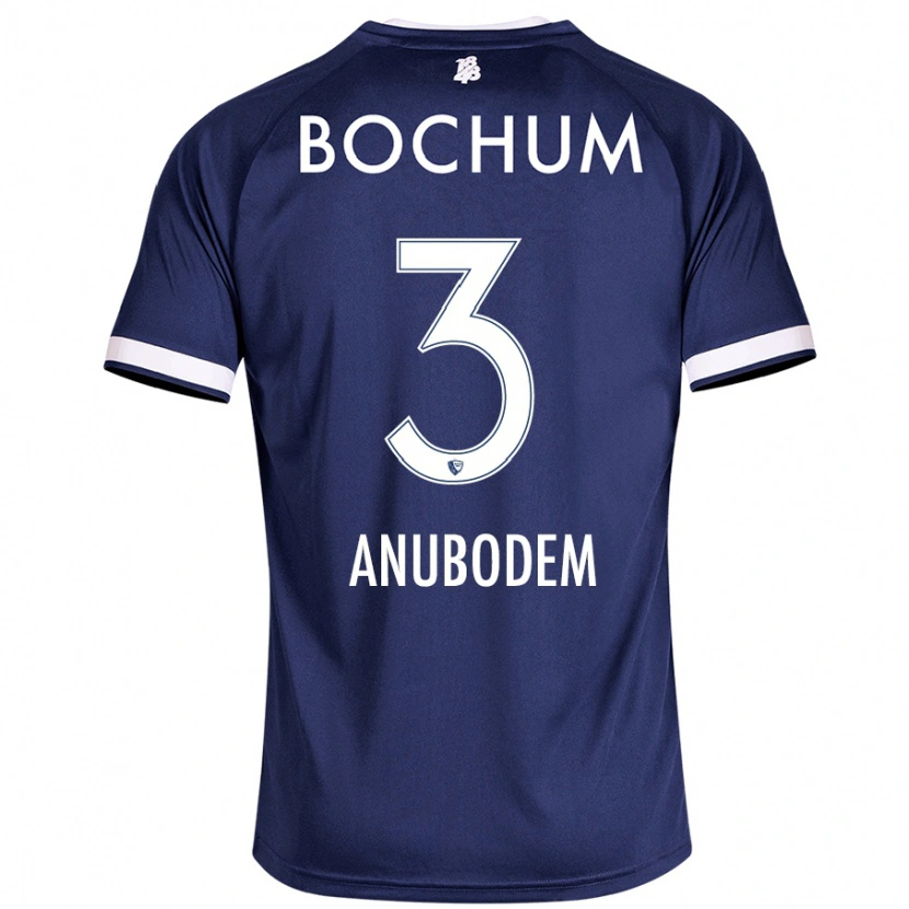 Danxen Mænd Takang Anubodem #3 Mørkeblå Hjemmebane Spillertrøjer 2024/25 Trøje T-Shirt